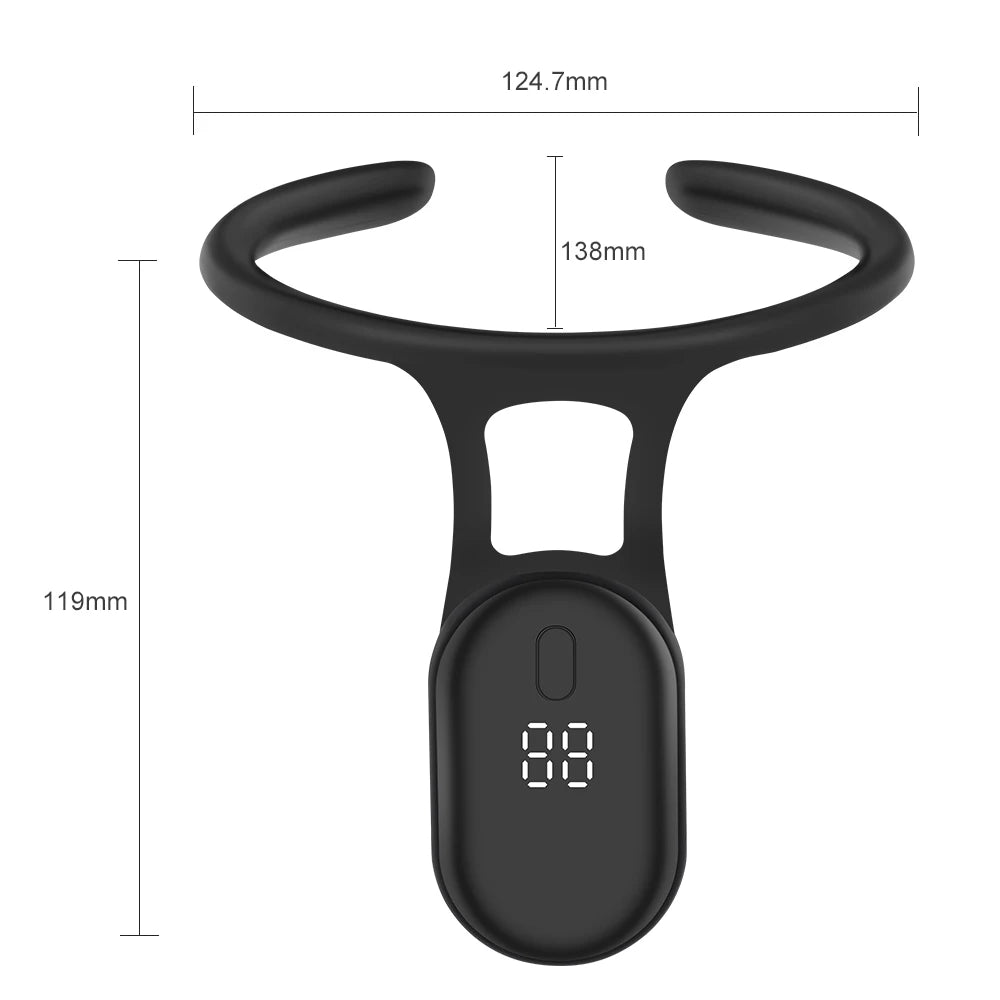 Back Posture Corrector Posture Correction Improve Hunchback Back and Shoulder Relax Time Vibration Reminder for Adults & Kids - Artigo Importado