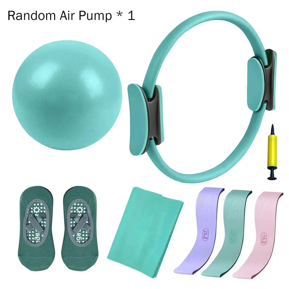 Yoga Fitness Ring Pilates Ring Women Girl Exercise Home Resistance Elasticity Yoga Gym Workout Pilates Circle Yoga Circle - Artigo Importado