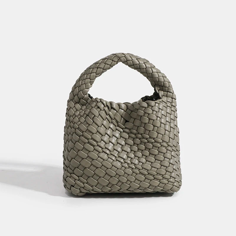 2025 Mini Women's crossbody Handbag Fashion Bag Hand-woven Crossbody Bags Small Size For Women Woven Tote Bag - Artigo Importado