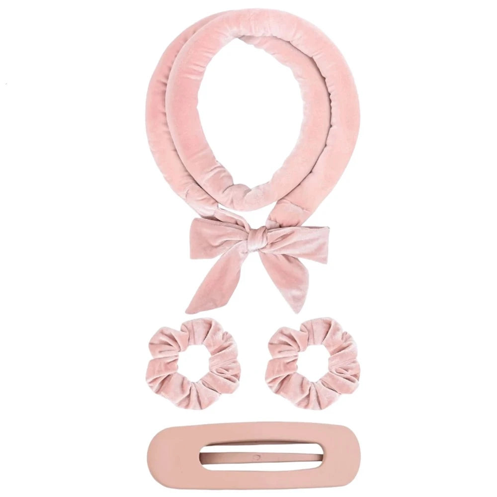 Heatless Curling Rod Headband Soft Hair Curler No Heat Hair Rollers Curlers Lazy Sleeping Curls Curling Hairband Styling Tools - Artigo Importado