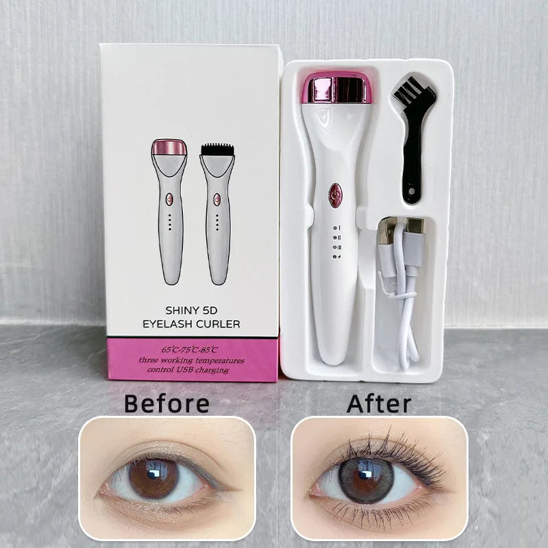 Heat Curling Electric Eyelash Curler Electric Heated Eyelash Grafting Long Lasting Hot Eyelashes - Artigo Importado