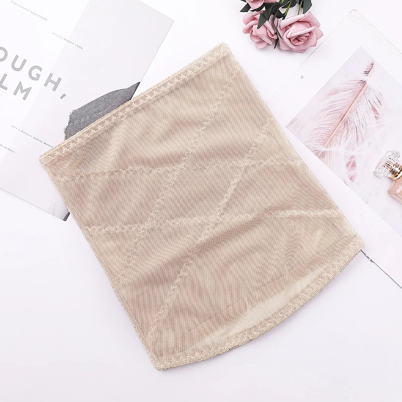 Body Shaper Waist Trainer Belt for Women Modeling Strap Mesh Intimates Girdle Belly Belt Stomach Abdomen Postpartum Belt Breath - Artigo Importado