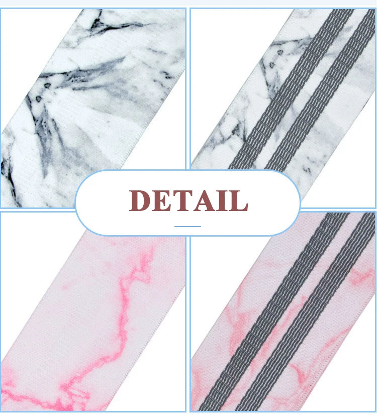 Resistance Bands Set Fitness Exercise Elastic Booty Bands Logo Training Workout Sport Yoga Strength Gym Equipment - Artigo Importado