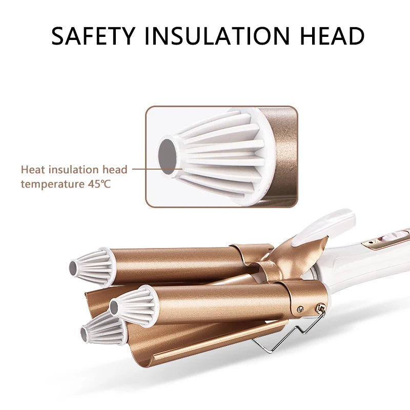 Professional Hair Curler Electric Curling Hair Rollers Curlers Hair Styler Hair Waver Styling Tools Hair Curlers for Woman - Artigo Importado