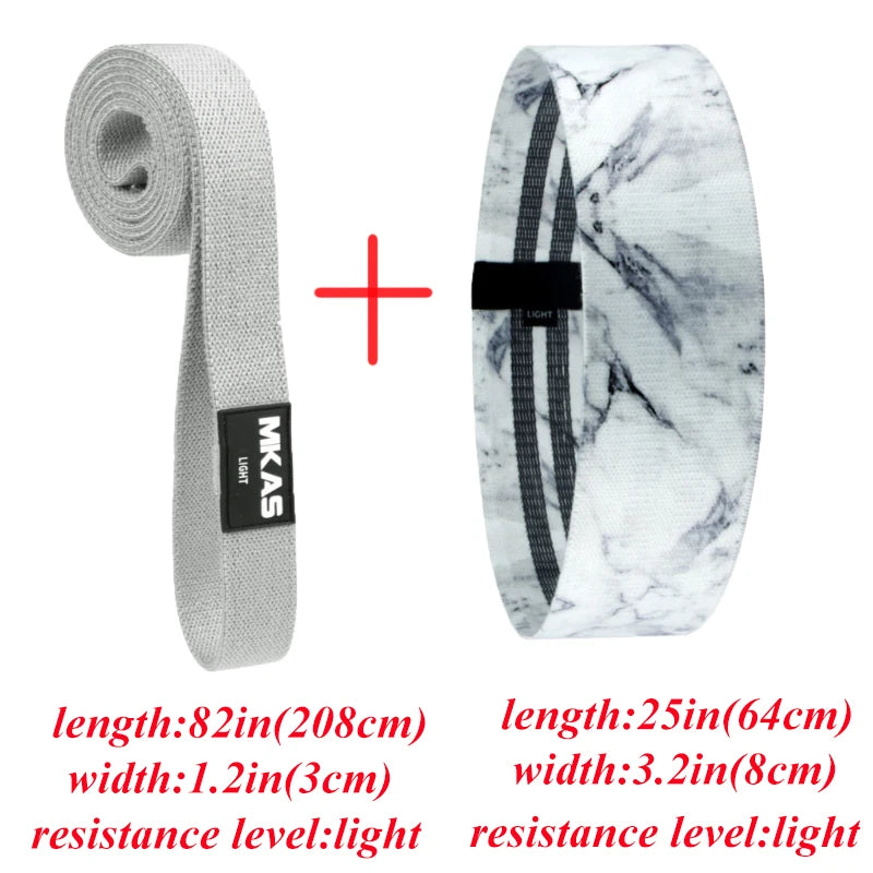 Resistance Bands Set Fitness Exercise Elastic Booty Bands Logo Training Workout Sport Yoga Strength Gym Equipment - Artigo Importado