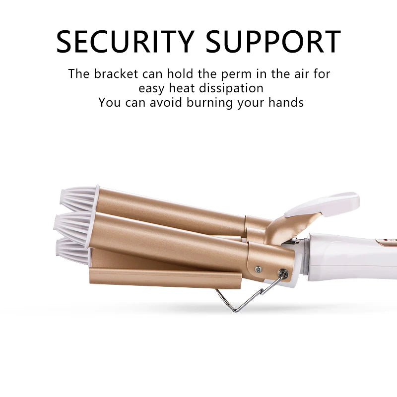 Professional Hair Curler Electric Curling Hair Rollers Curlers Hair Styler Hair Waver Styling Tools Hair Curlers for Woman - Artigo Importado