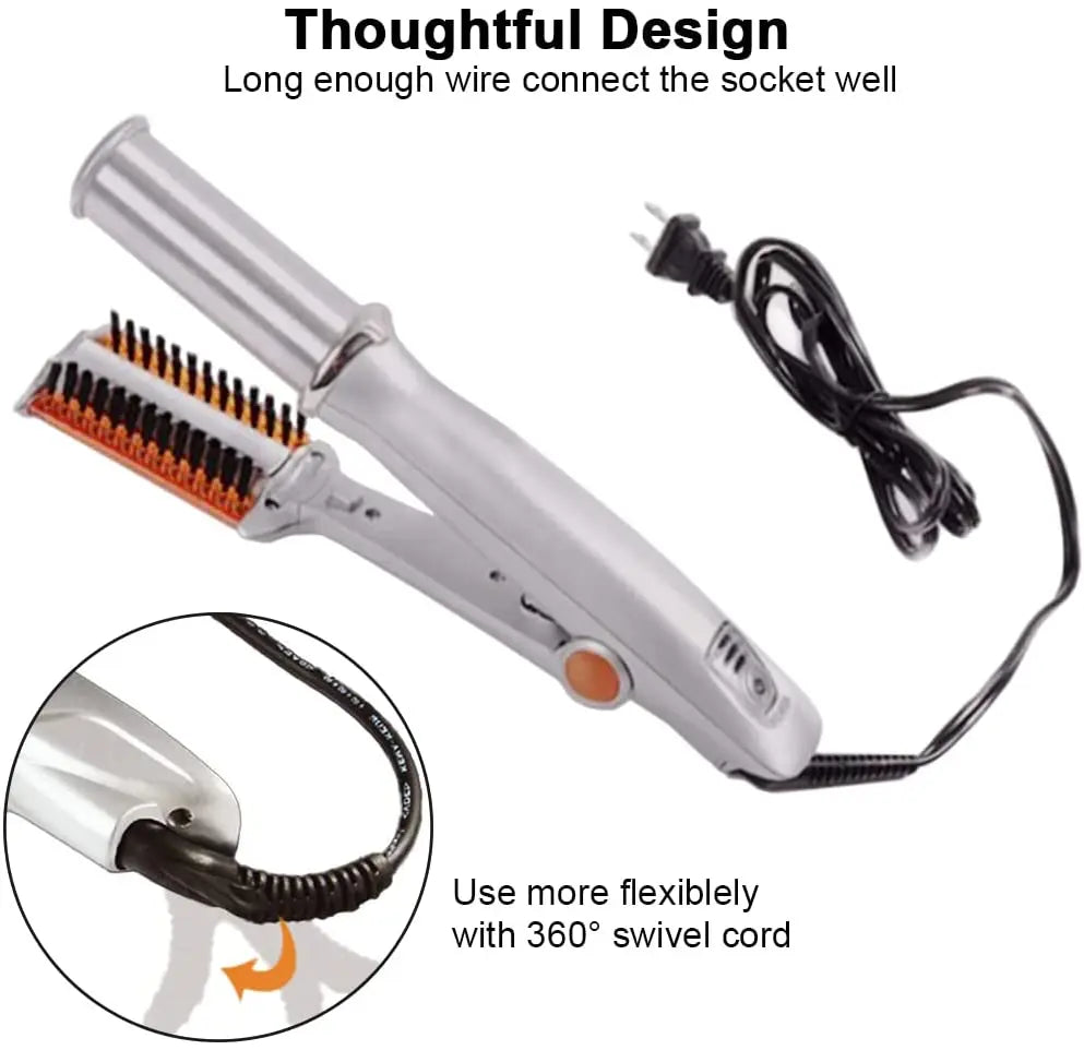 Automatic Hair Curler Auto Hair Curling Iron Styler Rotating Air Curler Air Spin Wand Styler Curl Machine Magic Hair Curler - Artigo Importado