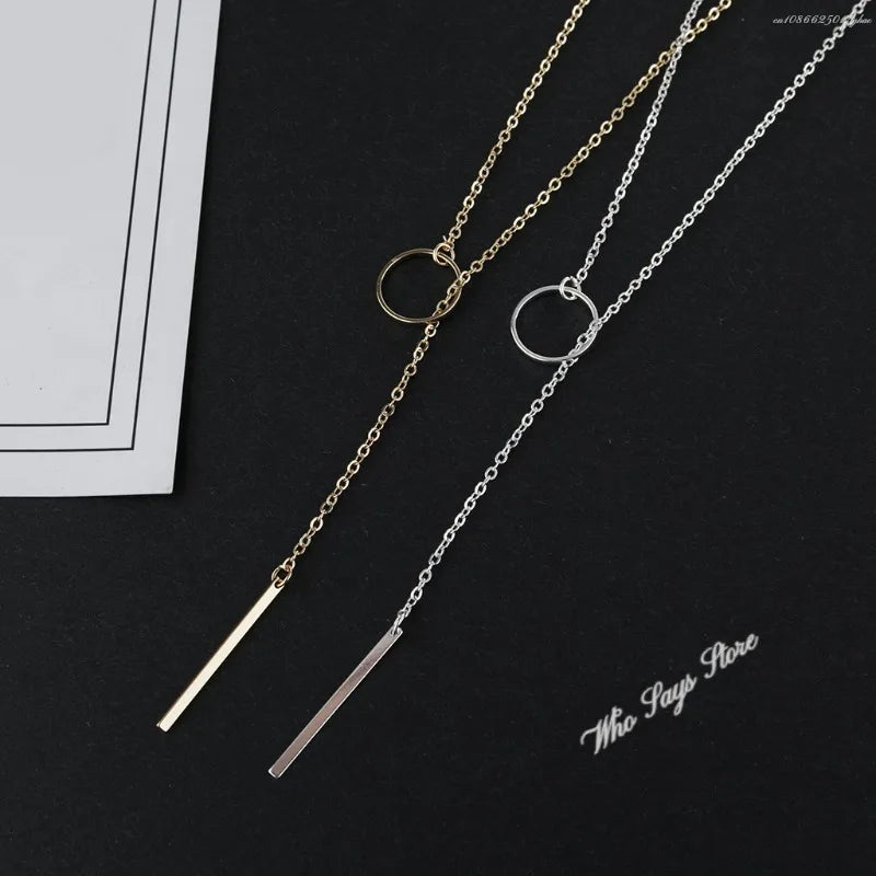 Layered Love Heart Pendant Necklace for Women Simple Neck Chain Jewelry Femme Ladies Party Necklace Fashion Jewelry - Artigo Importado