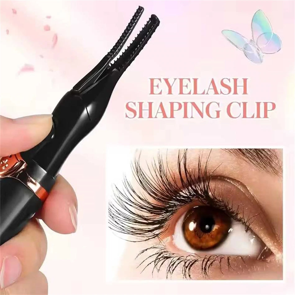 Heated Eyelash Curler for Women Mini USB Rechargeable Finalize Eyelash Tool for Makeup Natural Curling Eye Lashes 2025New - Artigo Importado
