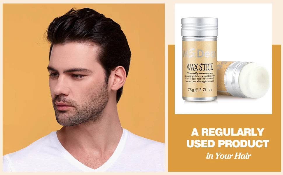 Hair Wax Stick For Wig Professional Hair Wax Stick Gel Cream Non-Greasy Style Hair Wax Stick For Men Women Broken Hair Artifact - Artigo Importado