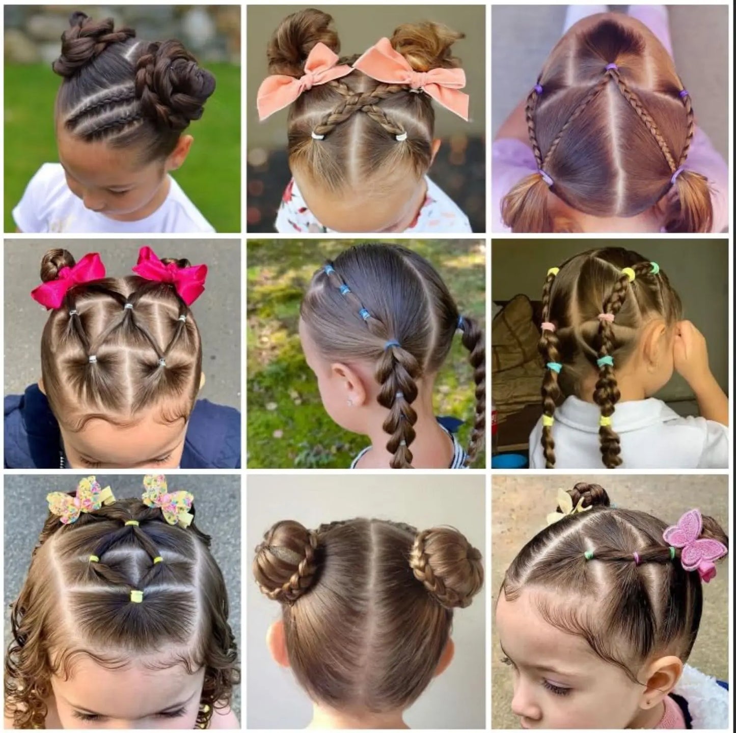 2/5Pcs Hair Wax Stick For Kids Women Slick Back Brushes Gel Pomade for Little Girls Toddler Flyaway Hair Wig Styling Accessories - Artigo Importado