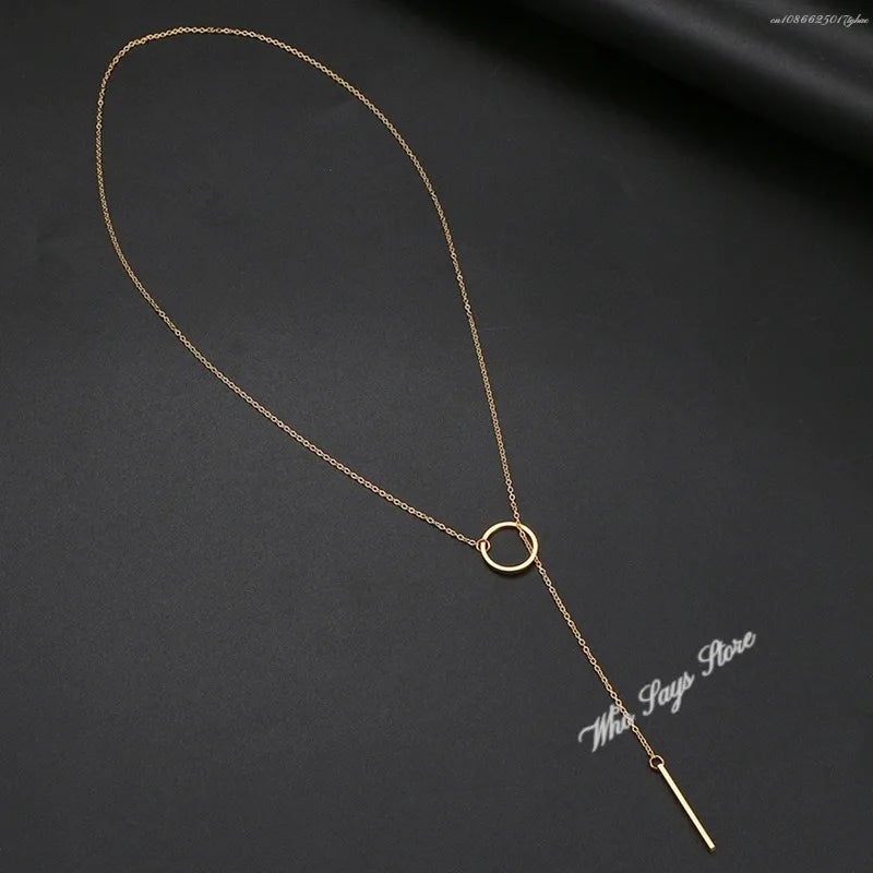 Layered Love Heart Pendant Necklace for Women Simple Neck Chain Jewelry Femme Ladies Party Necklace Fashion Jewelry - Artigo Importado