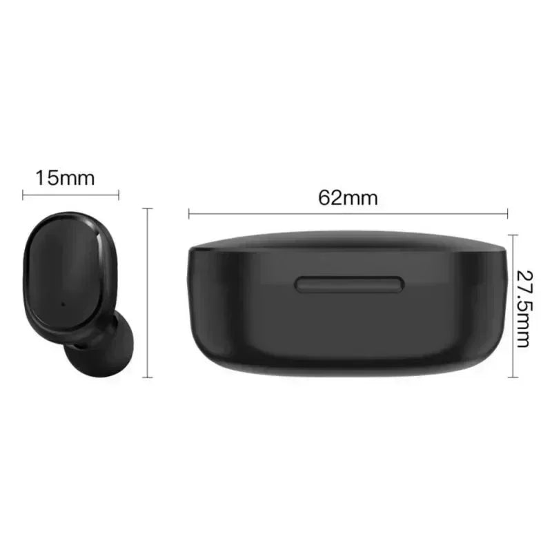 E6S Wireless Bluetooth Earphones TWS Bluetooth Headset Wireless Earbuds Noise Cancelling Earphones with Microphone Headphones - Artigo Importado