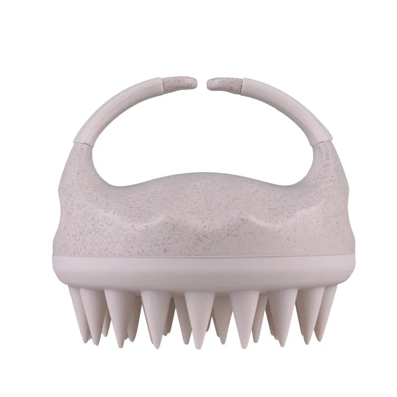 Hair Scalp Massager Shampoo Brush Soft Silicone Shampoo Brush Massage Shampoo Brush Clean Scalp Bath Comb Scalp Beauty Health - Artigo Importado