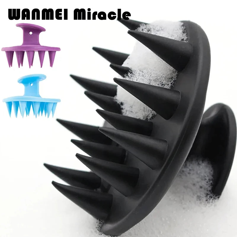 1pcs Hair Brush Scalp Massager for Hair Growth Mold-Free Silicone Scalp Massager Shampoo Brush Scalp Scrubber Exfoliator Tools - Artigo Importado