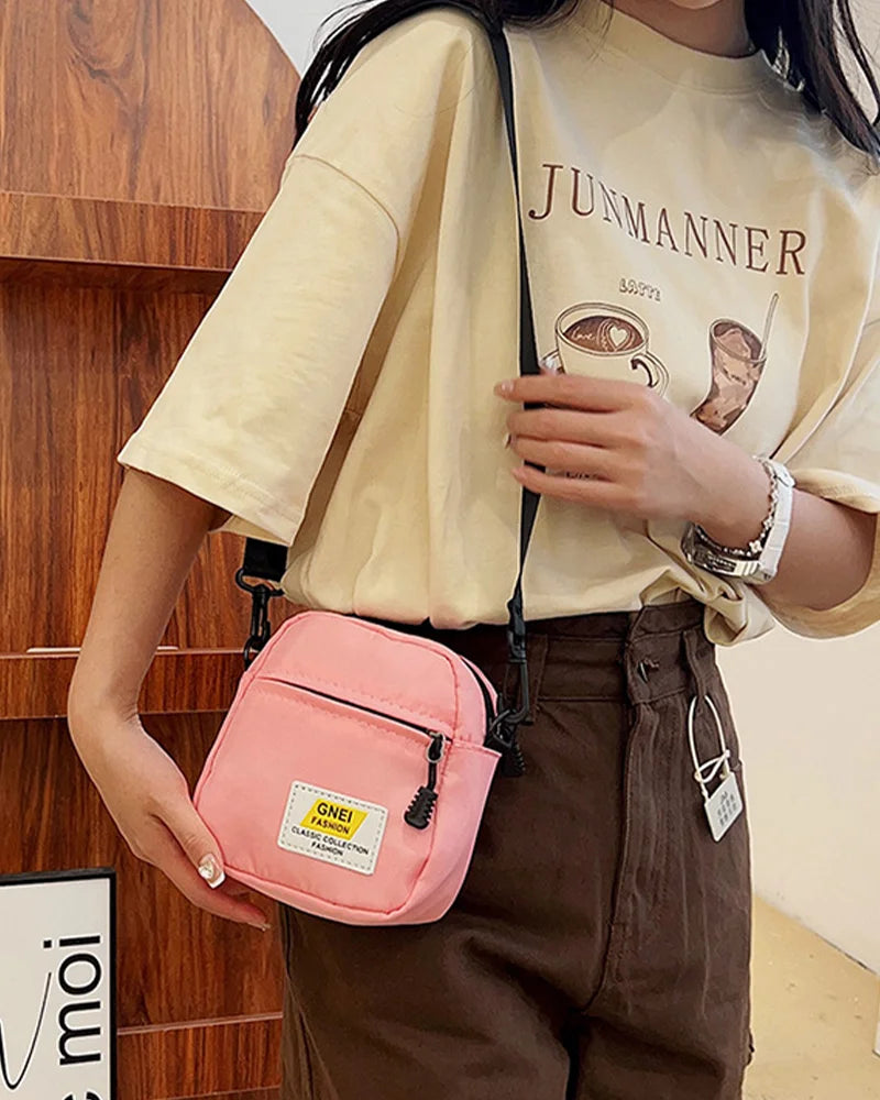 Crossbody Women Bag Fashion Single Shoulder Bags Female Nylon Spring Mini Female Bags Crossbody Women Bags - Artigo Importado