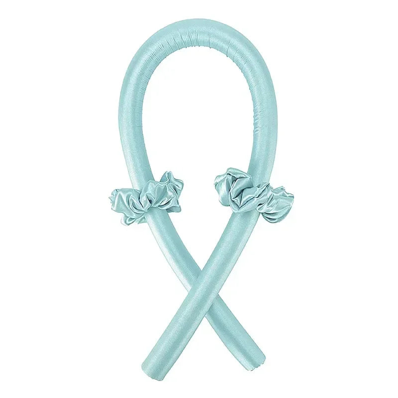 Heatless Curling Rod Headband No Heat Silk Curls Ribbon Hair Rollers Sleeping Soft Headband Lazy Hair Curlers Hair Styling Tools - Artigo Importado