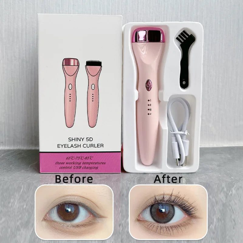 Heat Curling Electric Eyelash Curler Electric Heated Eyelash Grafting Long Lasting Hot Eyelashes - Artigo Importado