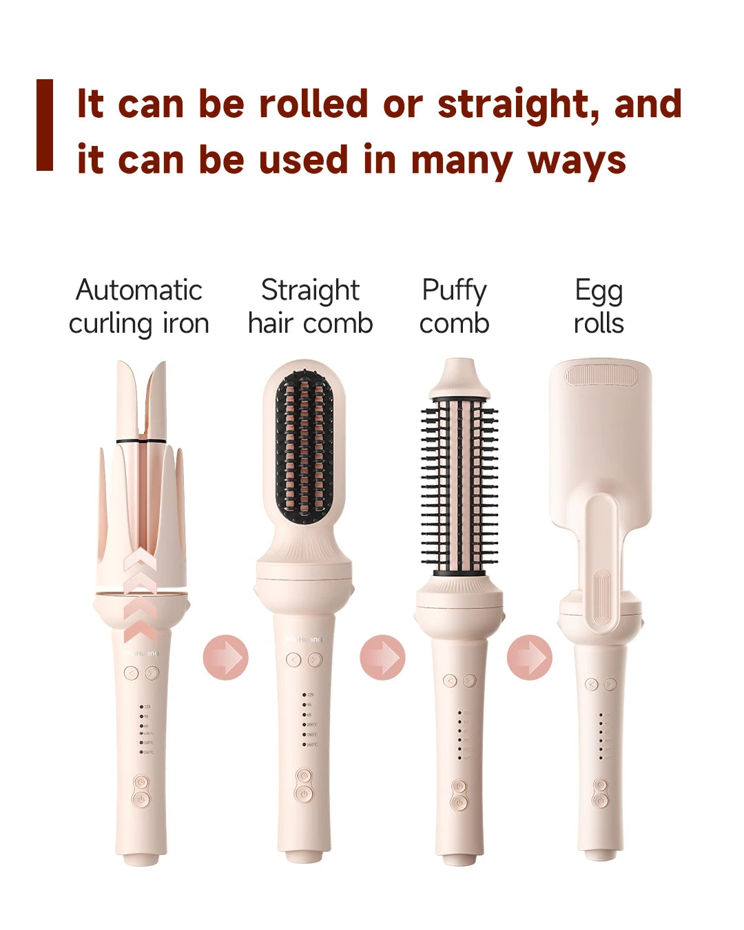 Automatic Hair Curler 32mm Auto Rotating Ceramic Hair Roller Professional Curling Iron Stick 40mm Curling Wand Hair Waver gift - Artigo Importado