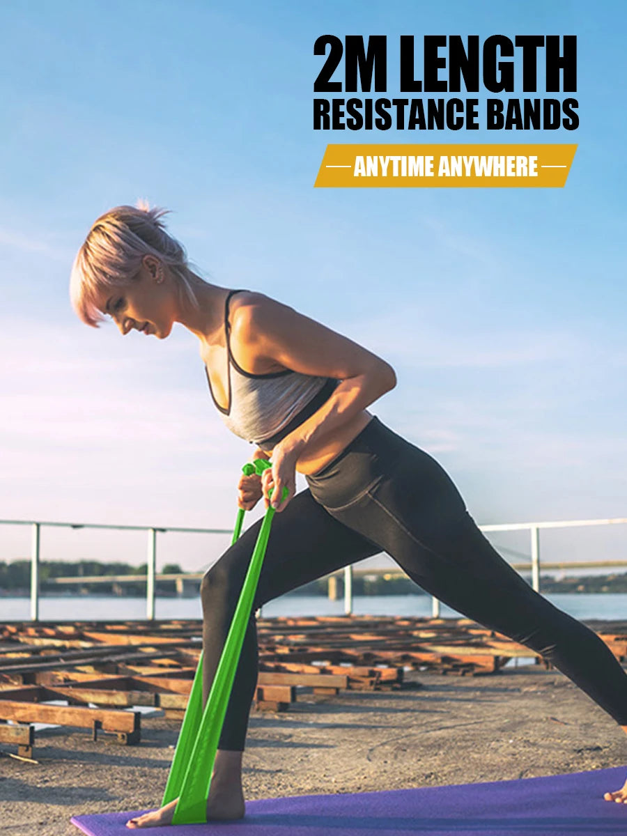 Resistance Bands for Working Out,Free Elastic and Exercise Bands Set for Suitable for Rehab, Yoga, Pilates, Gym, Home Exercise - Artigo Importado