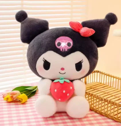 Sanrio Plush Kawaii Sanrio Kuromi My Melody Cinnamoroll Plush Toys Doll Pillow Anime Cartoon Kids Gifts Room Decoration Dolls.** - Artigo Importado