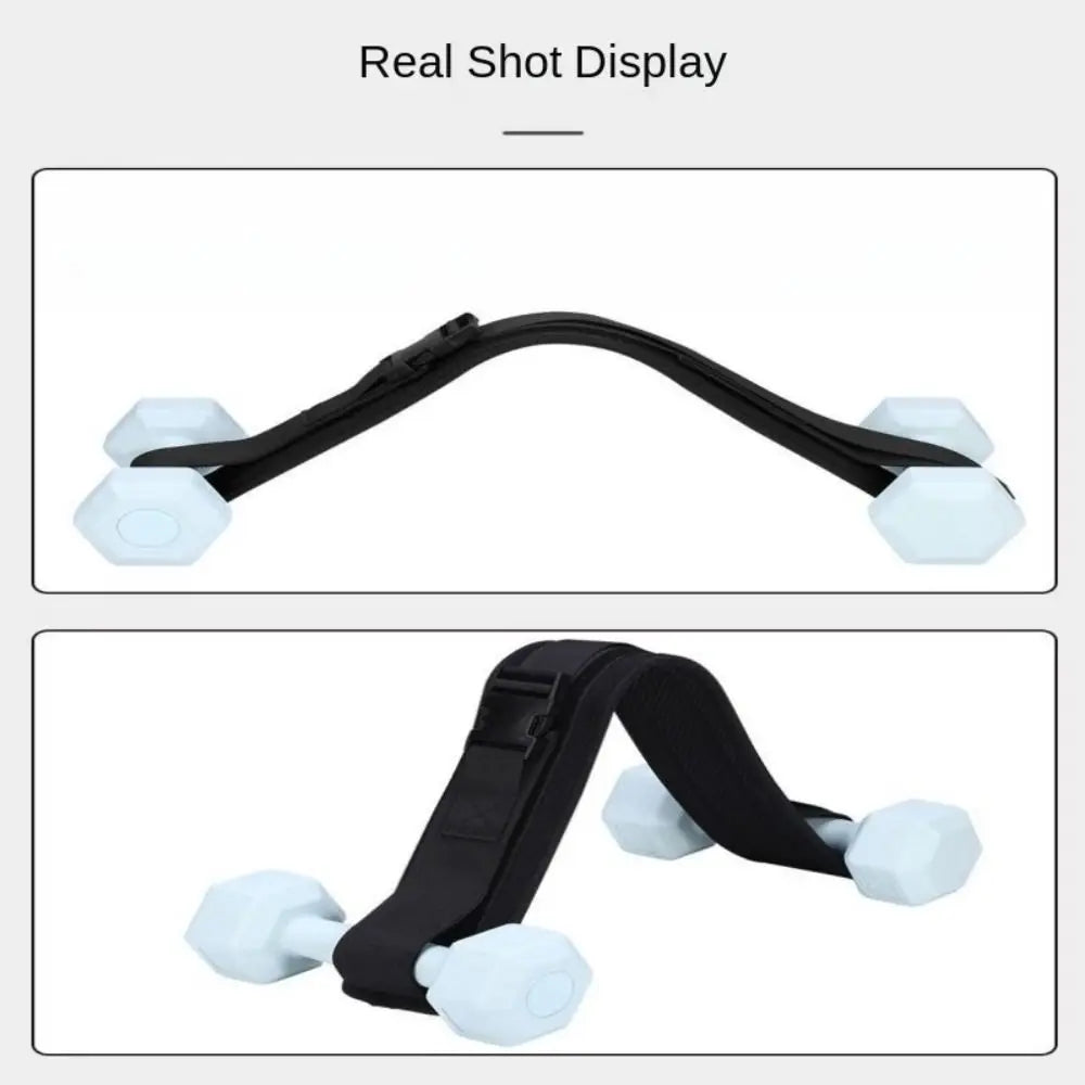 Easy To Use Hip Thrust Belt Pro-Grade Adjustable Waist Trainer Belt Non Slip Enhance Strength Weight-bearing Belt Exercise - Artigo Importado