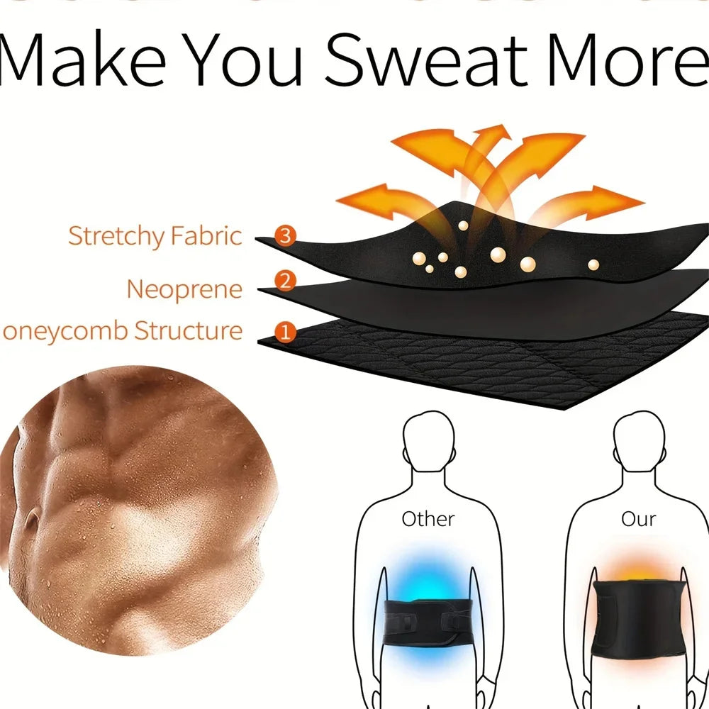 Waist Trainer Belt Men Women Body Building Corset Body Shaper Corsets Shapewear Belts Slimming Girdle Gym Workout Band - Artigo Importado