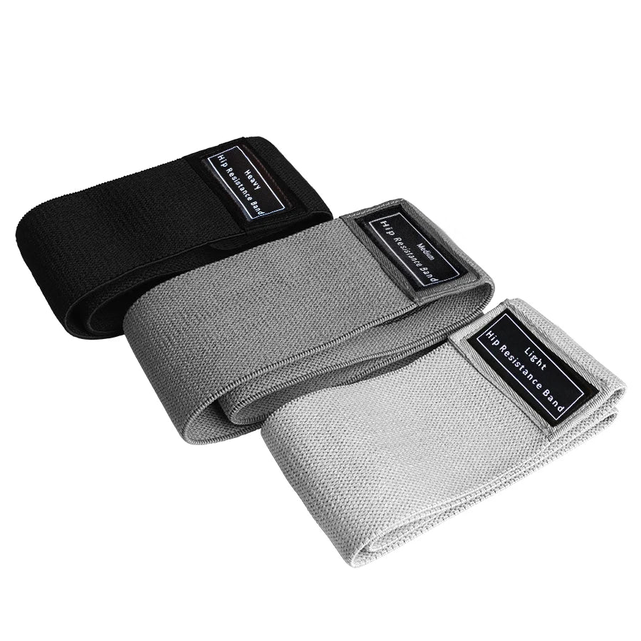Fabric Resistance Hip Booty Bands Glute Thigh Elastic Workout Bands Squat Circle Stretch Fitness Strips Loops Yoga Gym Equipment - Artigo Importado
