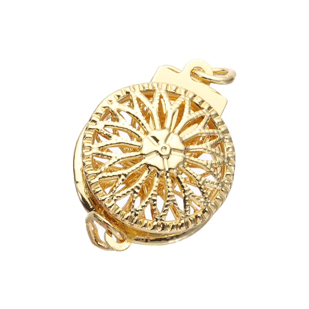 Layered Necklace Clasps Necklace Layering Clasp Multiple Bracelet Lock Connectors with Lobster Ring Clasps Jewelry DIY Findings - Artigo Importado