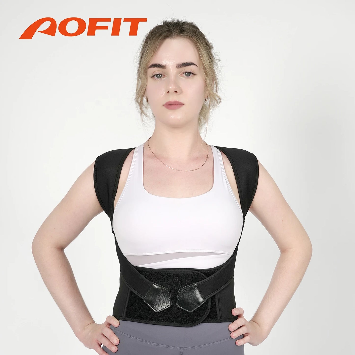 Posture Corrector for Women and Men, Adjustable Shoulder Posture Brace, Back Straightener Posture, Used for Middle Upper Spine - Artigo Importado