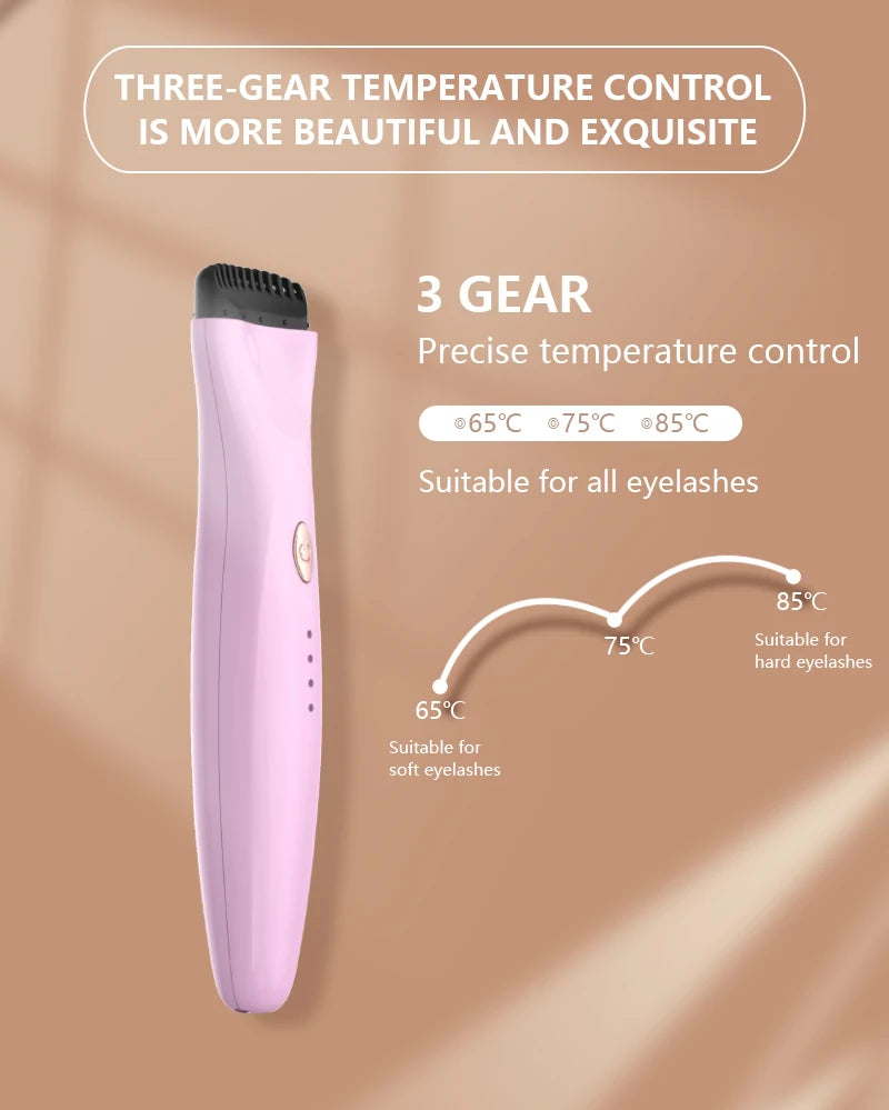 Heat Curling Electric Eyelash Curler Electric Heated Eyelash Grafting Long Lasting Hot Eyelashes - Artigo Importado