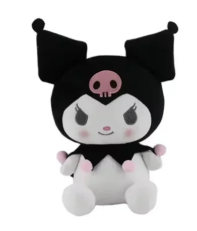 Sanrio Plush Kawaii Sanrio Kuromi My Melody Cinnamoroll Plush Toys Doll Pillow Anime Cartoon Kids Gifts Room Decoration Dolls.** - Artigo Importado