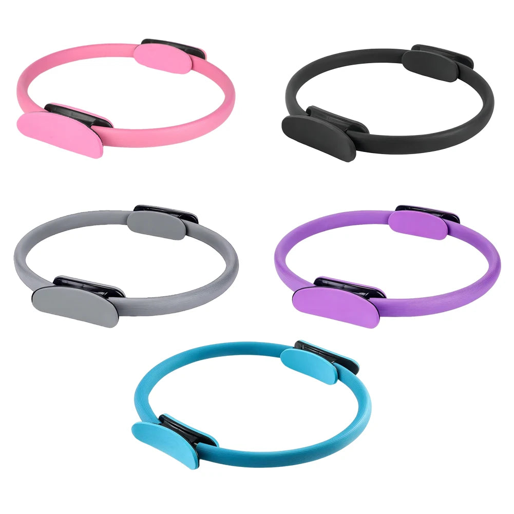 Pilates Ring Fitness Ring Portable Fitness Circle Flexible Resistance Exercise Equipment for Toning Inner & Outer Thighs - Artigo Importado