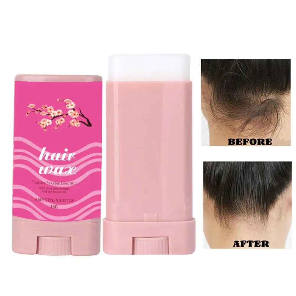 Hair Wax Stick For Wig Professional Hair Wax Stick Gel Cream Non-Greasy Style Hair Wax Stick For Men Women Broken Hair Artifact - Artigo Importado