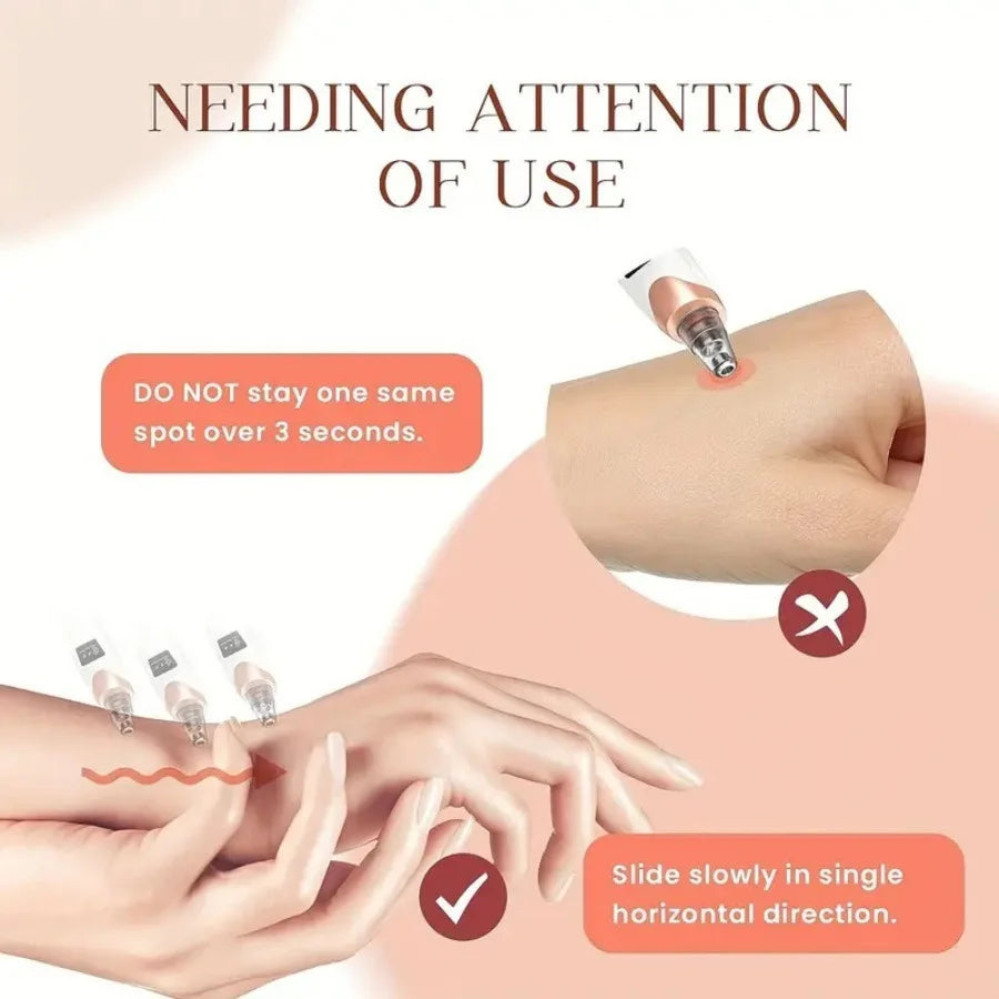 Blackhead Remover PoreVacuum,Facial Pore Cleaner-5 Suction Power,USB Rechargeable Blackhead VacuumKit ElectricAcneExtractorTool - Artigo Importado