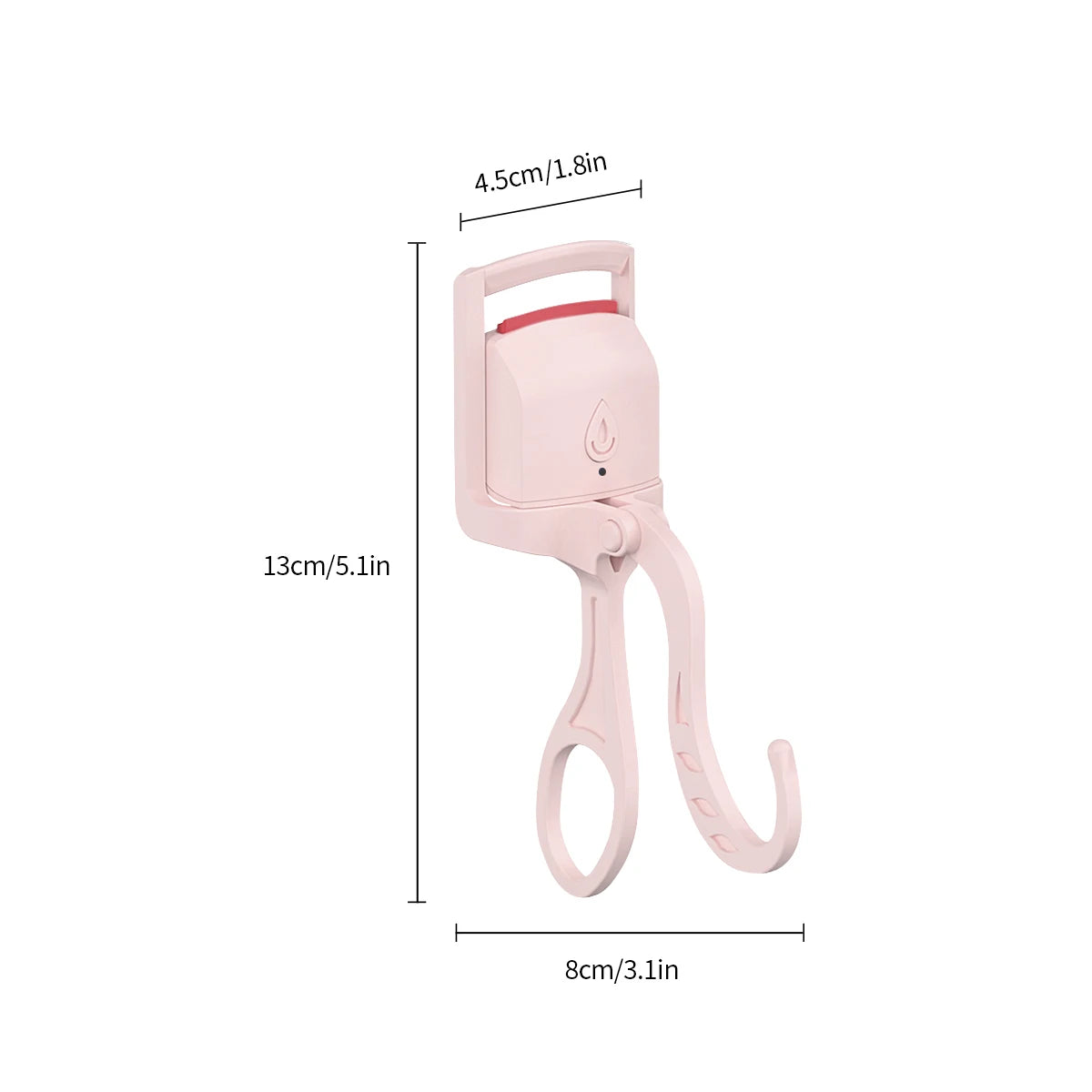 Heated Eyelash Curler-USB Rechargeable Electric Eyelash Curler- Eyelash Curlers Heated Fast Heat Up - Artigo Importado