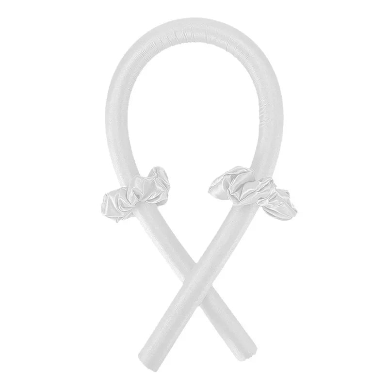 Heatless Curling Rod Headband Ribbon Silk Hairwear Curlers Lazy Curling No Heat Sleeping Soft Curler for Girl Woman Styling Tool - Artigo Importado