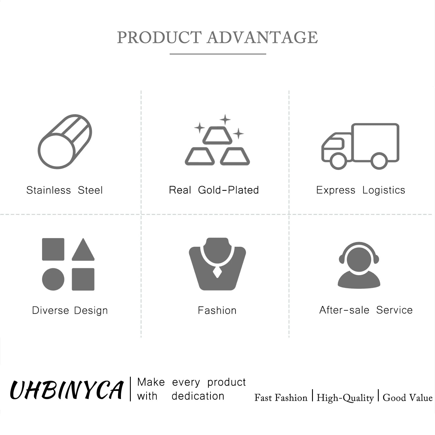 Layered Necklace for Women Minimalist Stackable - 18K Gold Plated Stainless Steel Hypoallergenic Elegant Double Chain Jewelry - Artigo Importado