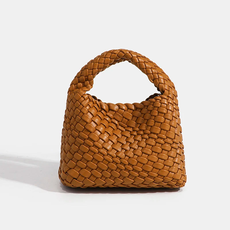 2025 Mini Women's crossbody Handbag Fashion Bag Hand-woven Crossbody Bags  Small Size For Women Woven Tote Bag - Artigo Importado