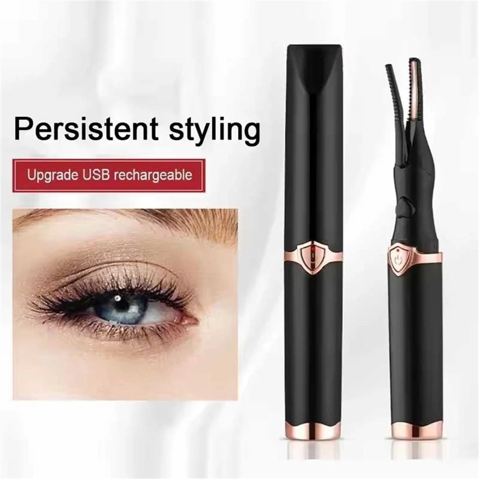 Heated Eyelash Curler for Women Mini USB Rechargeable Finalize Eyelash Tool for Makeup Natural Curling Eye Lashes 2025New - Artigo Importado