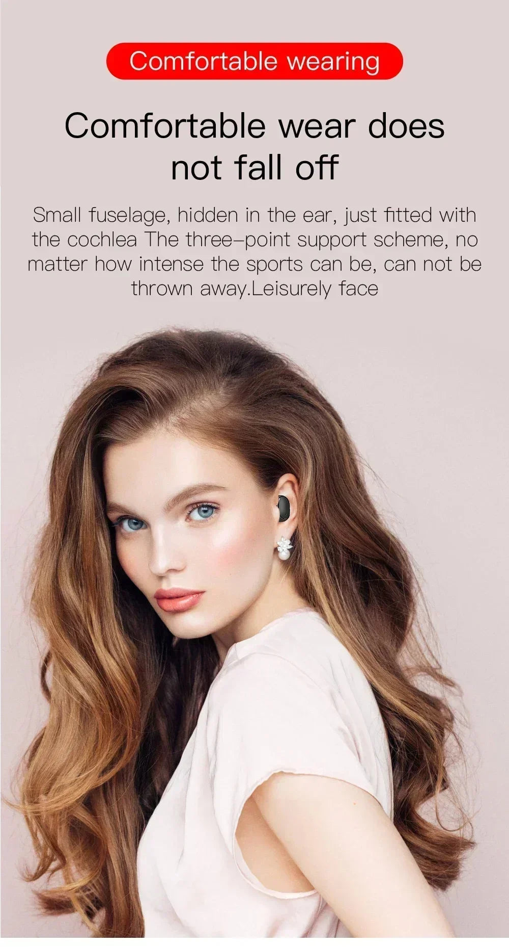 E6S Wireless Bluetooth Earphones TWS Bluetooth Headset Wireless Earbuds Noise Cancelling Earphones with Microphone Headphones - Artigo Importado