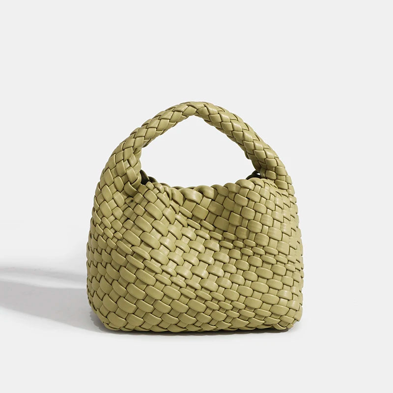 2025 Mini Women's crossbody Handbag Fashion Bag Hand-woven Crossbody Bags  Small Size For Women Woven Tote Bag - Artigo Importado