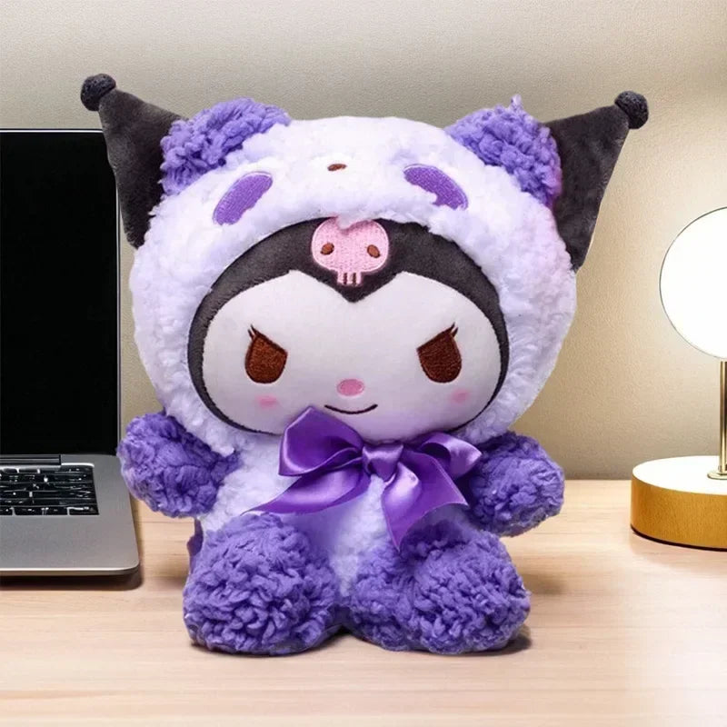 Sanrio Plush Kawaii Sanrio Kuromi My Melody Cinnamoroll Plush Toys Doll Pillow Anime Cartoon Kids Gifts Room Decoration Dolls.** - Artigo Importado