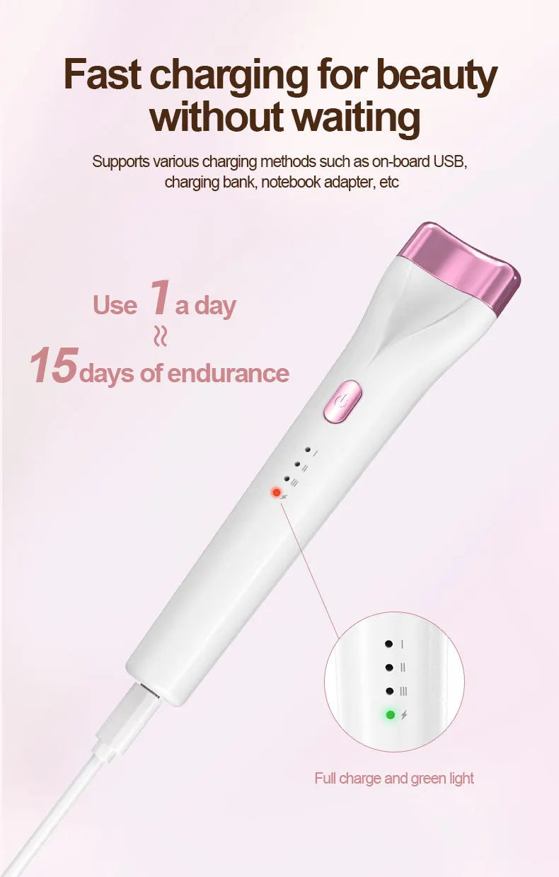 Heated Eyelash Curler Electric 3Modes Eye Lashes Eyelash Grafting Long Lasting Makeup Tools Hot Viewer for hot beulah - Artigo Importado