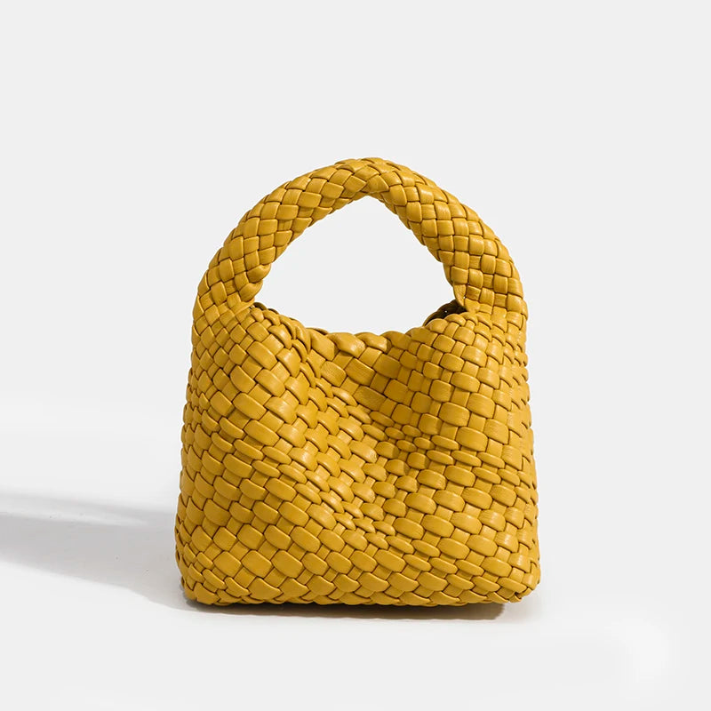 2025 Mini Women's crossbody Handbag Fashion Bag Hand-woven Crossbody Bags  Small Size For Women Woven Tote Bag - Artigo Importado