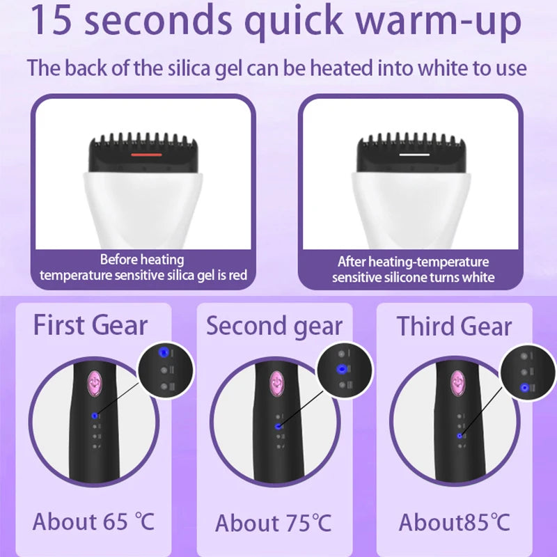 Heat Curling Electric Eyelash Curler Electric Heated Eyelash Grafting Long Lasting Hot Eyelashes - Artigo Importado