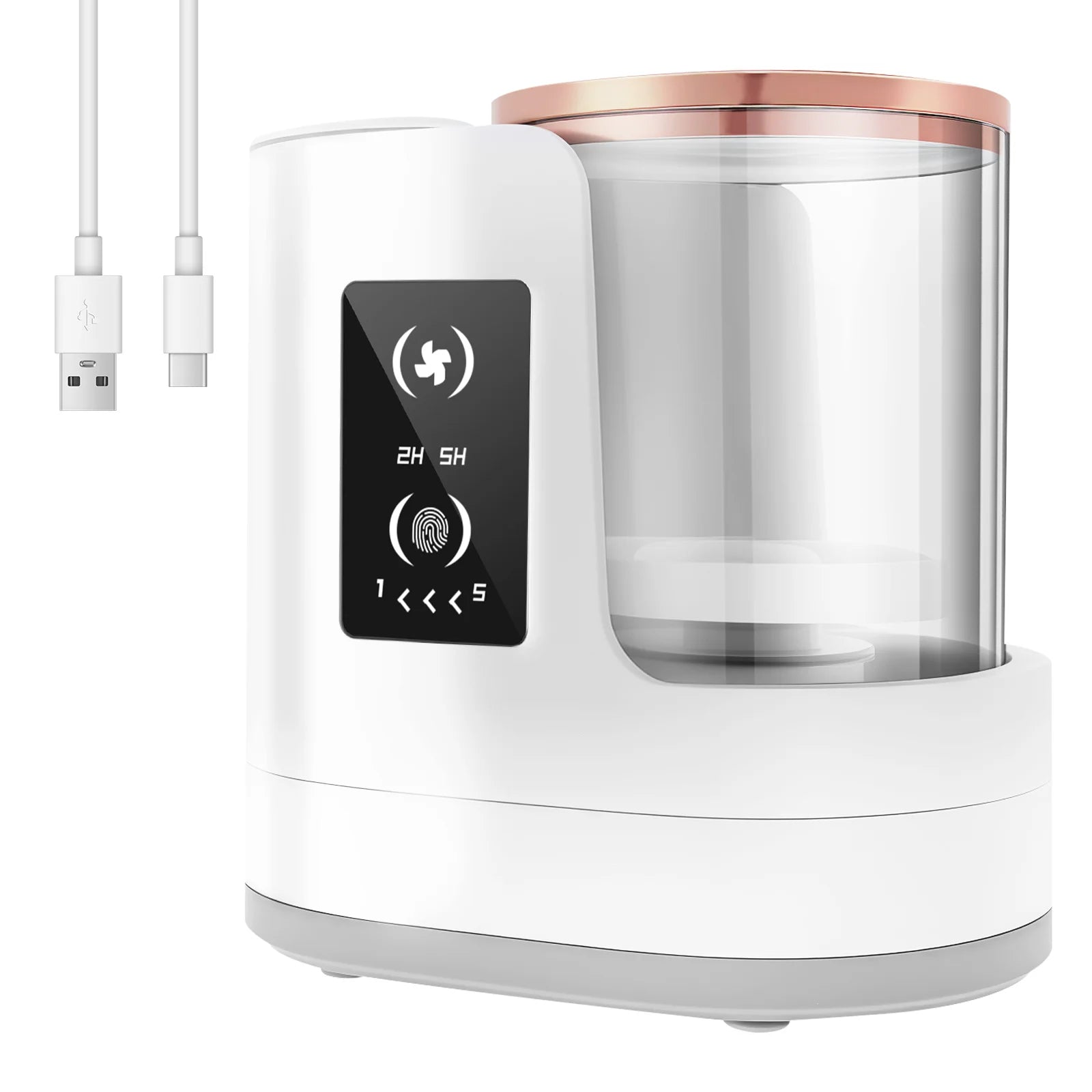 Electric Makeup Brush Cleaner Portable 3 In 1 Makeup Brushes Drying Rack USB Rechargeable Makeup Brushes Cleaning Tool for Women - Artigo Importado