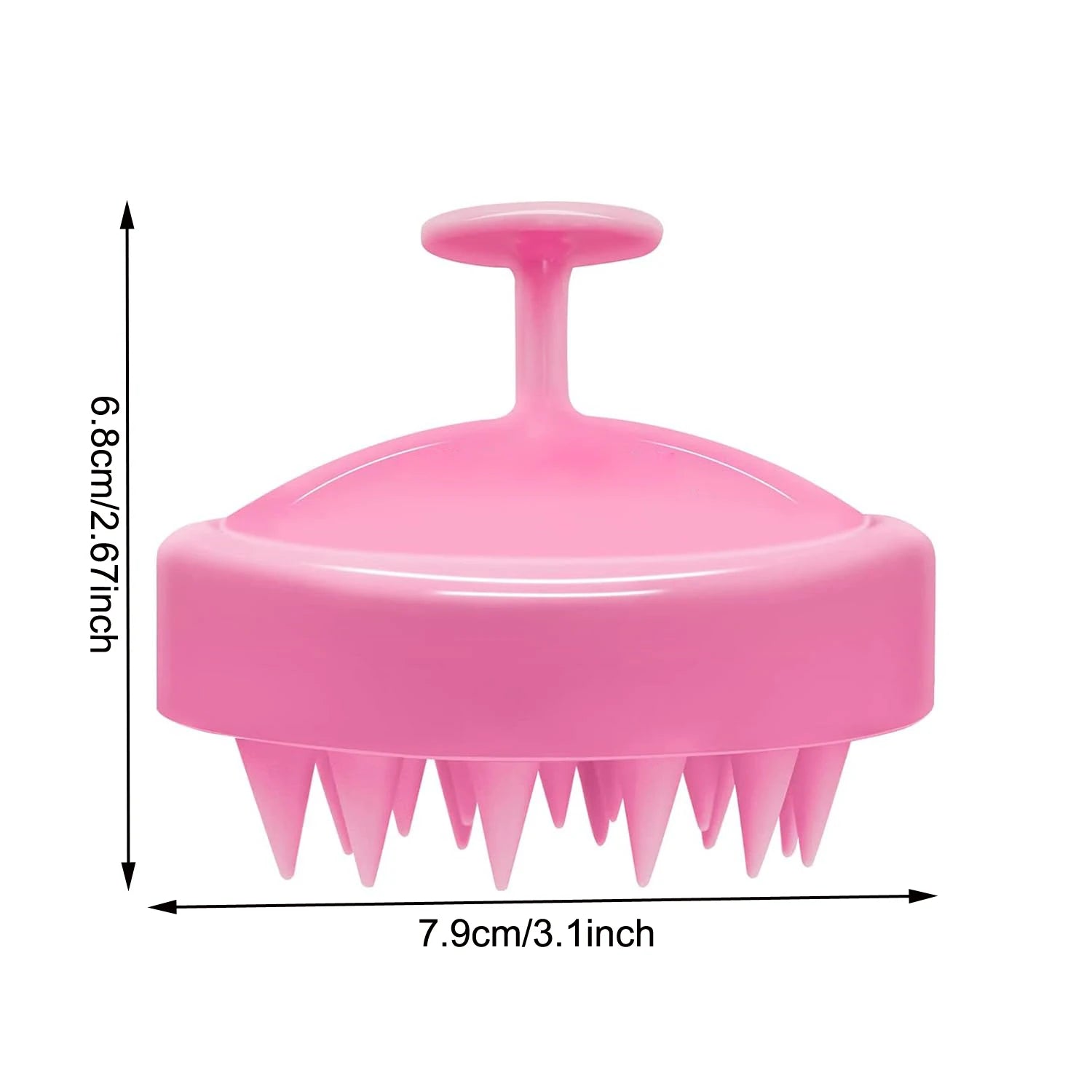 Scalp Massager Hair Growth, Soft Silicone Scalp Scrubber Shampoo Brush for Exfoliation, Dandruff Removal Head Massage Brush - Artigo Importado