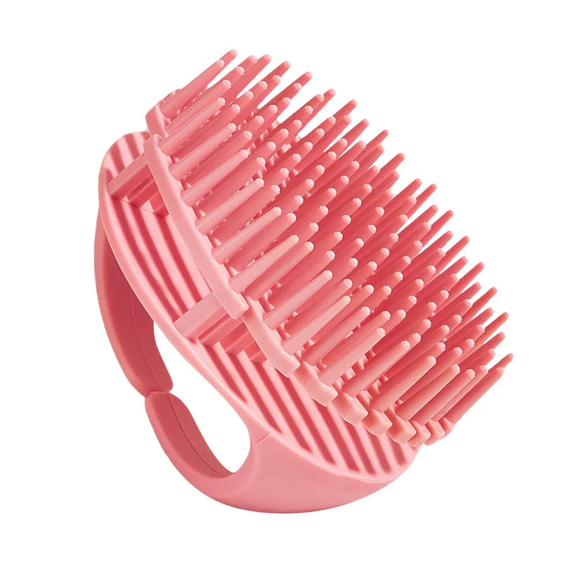 Silicone Shampoo Scalp Hair Massager Head Body Scalp Massage Brush Hair Washing Brush Scalp Exfoliator Brush Head Scrubber Tools - Artigo Importado