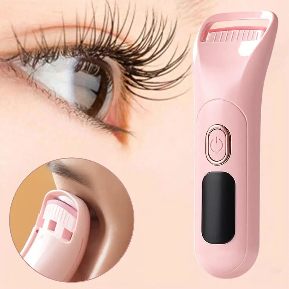 Heat Eyelash Curler Electric Eyelash Curler  Portable Curling Eyelash Eyelash Grafting Long Lasting Makeup Tools - Artigo Importado